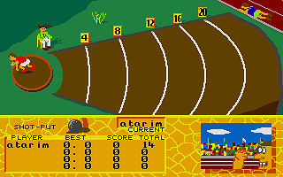 Just Another Silly Sports Sim atari screenshot